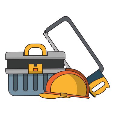 araçları toplama atölye simgeleri karikatür ayarlamak