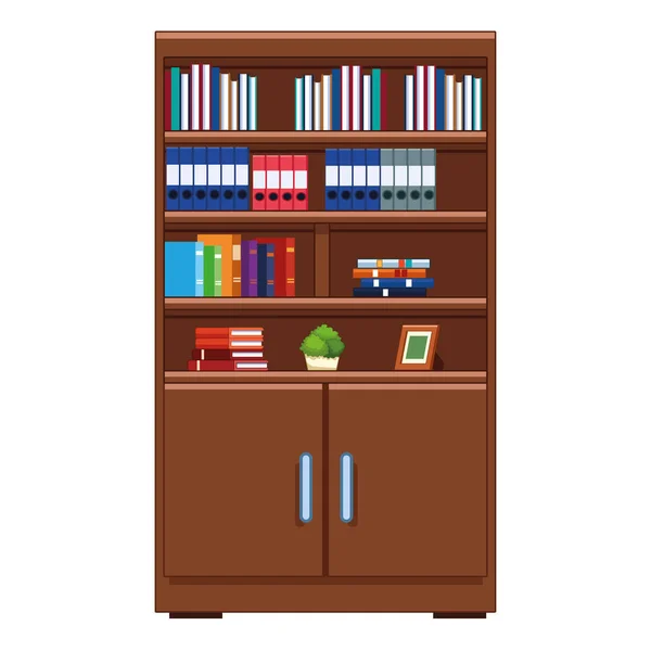Bücherregal-Ikone — Stockvektor