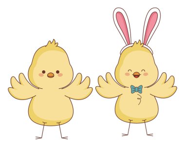 Mutlu çiftlik hayvanları karikatür