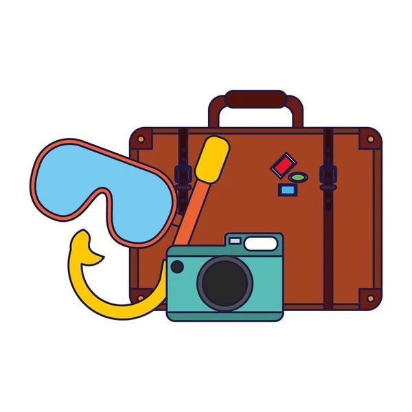 Vacations and travel concept — Stock Vector