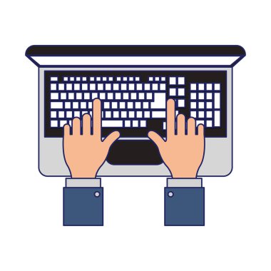 İş ve office öğeleri satırları mavi