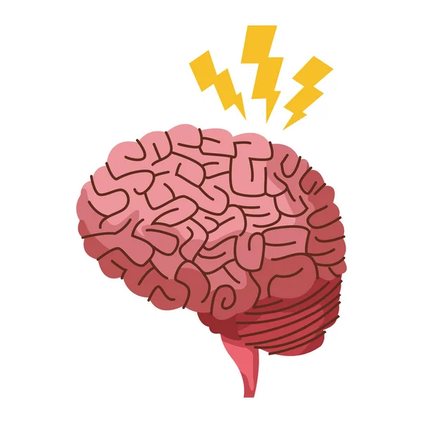 Symbol Alzheimerovy mozkové — Stockový vektor