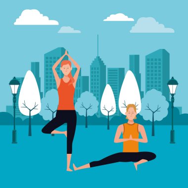 Yoga birkaç poz