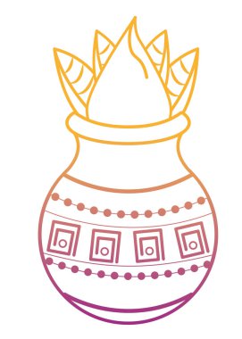 Ugadi hint elementleri gökkuşağı çizgileri