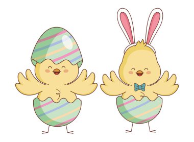 Mutlu çiftlik hayvanları karikatür