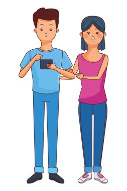 Bin yıllık çift karikatür