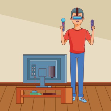 Siyah beyaz Millennials ve videogames karikatürler