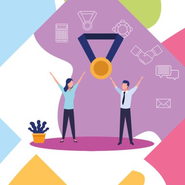 İş arkadaşları karikatürler