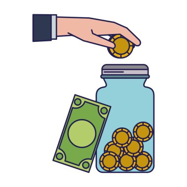Para tasarrufu invesment piyasa bussines mavi çizgiler