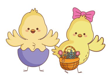 Mutlu çiftlik hayvanları karikatür