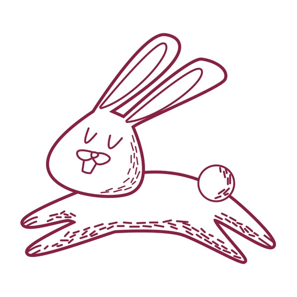 兔子可爱的卡通 — 图库矢量图片