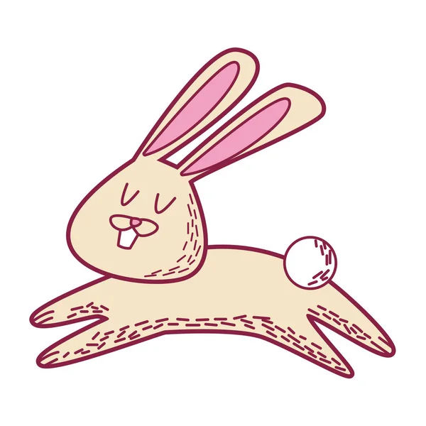 Lapin dessin animé mignon — Image vectorielle