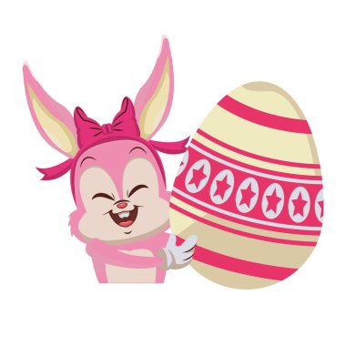 Paskalya yumurtalı tavşan