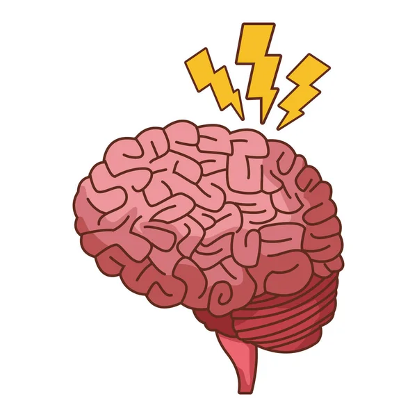 Symbol Alzheimerovy mozkové — Stockový vektor