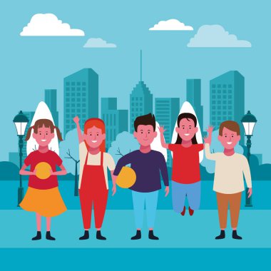 Çocuklar arkadaşlar çizgi