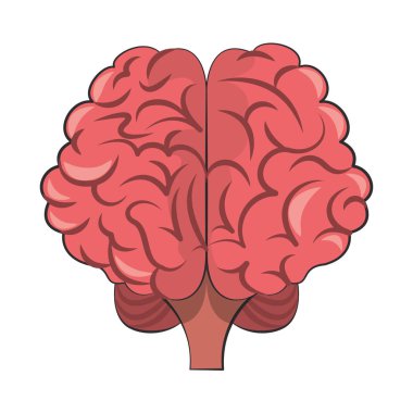 İnsan beyin zekası ve yaratıcılık karikatürler