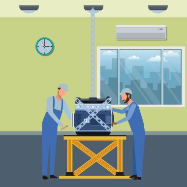 Araba Servisi üretim çizgi film