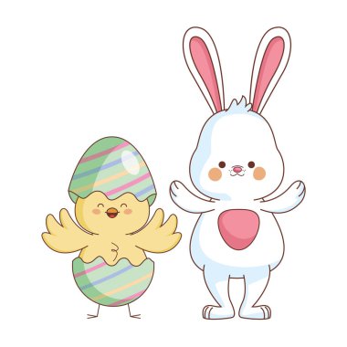 Mutlu çiftlik hayvanları karikatür