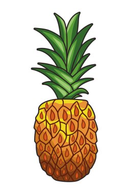 Taze meyve beslenme sağlıklı el çizilmiş