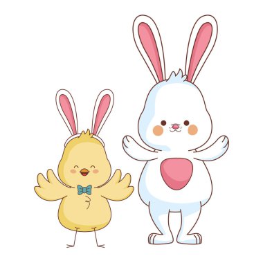 Mutlu çiftlik hayvanları karikatür