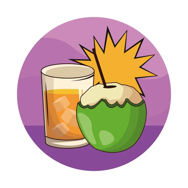 Bebida alcohólica bebida de dibujos animados — Vector de stock