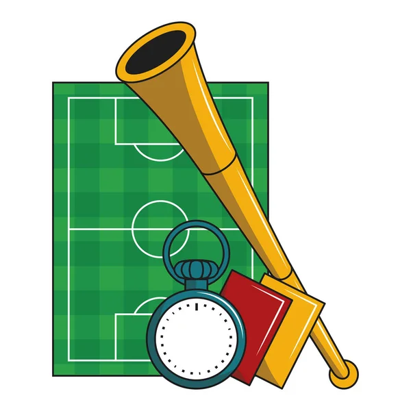 Игры в футбол — стоковый вектор