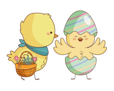 Mutlu çiftlik hayvanları karikatür