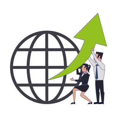 iş adamları avatarlar çizgi film karakterleri mavi çizgiler