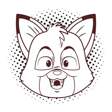 Şirin tilki çizgi filmi.