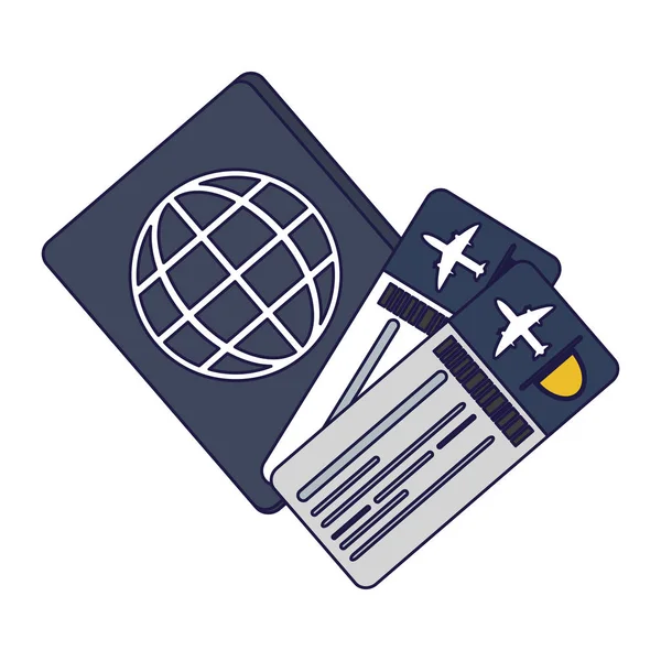 Concepto de vacaciones y viajes — Vector de stock