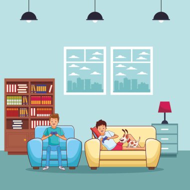 Siyah beyaz Millennials ve videogames karikatürler