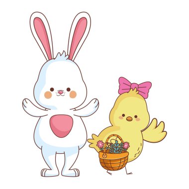 Mutlu çiftlik hayvanları karikatür