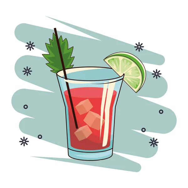 Мультфильм про алкогольные напитки — стоковый вектор