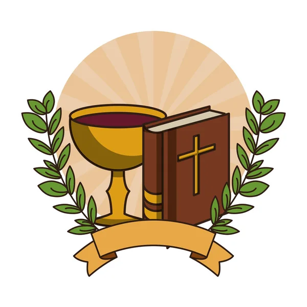 Holy bible book — Stock Vector