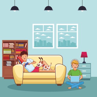 Siyah beyaz Millennials ve videogames karikatürler