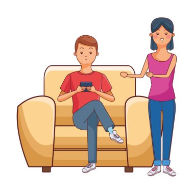 Bin yıllık çift karikatür