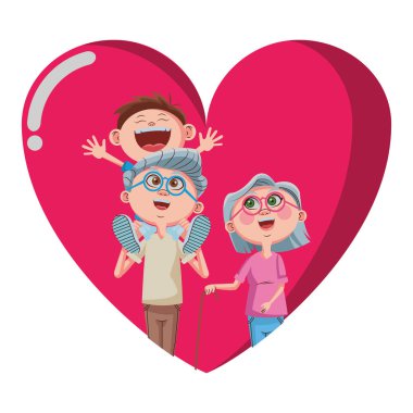 Büyükanne ve büyükbabalar ve torunlar