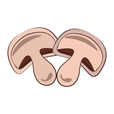 Mantar taze sebze gıda izole