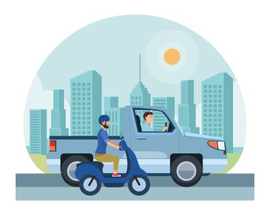 Araç ve motosiklet sürücüleri sürme ile