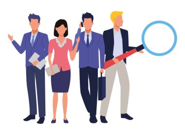 Araçları ile Yönetici iş çalışanları