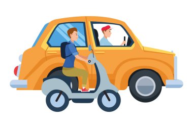 Araç ve motosiklet sürücüleri sürme ile