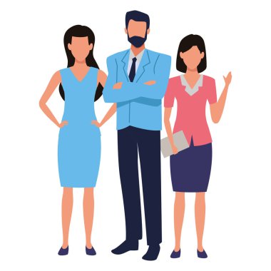 Araçları ile Yönetici iş çalışanları