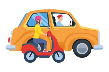 Araç ve motosiklet sürücüleri sürme ile