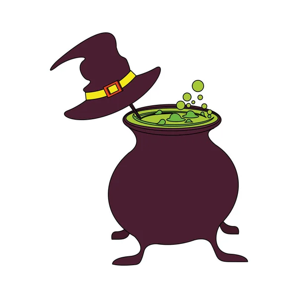 魔女帽子 白い背景の上のポーションを沸騰の鍋 ストックベクター C Gabylya 魔女帽子 白い背景の上のポーションを沸騰の鍋 ストックベクター C Gabylya