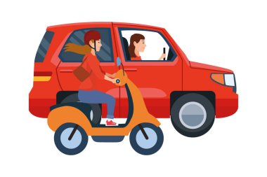 Araç ve motosiklet sürücüleri sürme ile