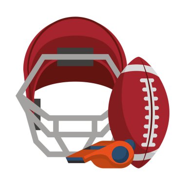 amerikan futbolu spor oyunu karikatür