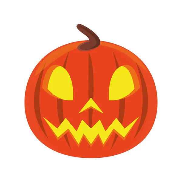 Halloween octobre effrayante célébration dessin animé — Image vectorielle