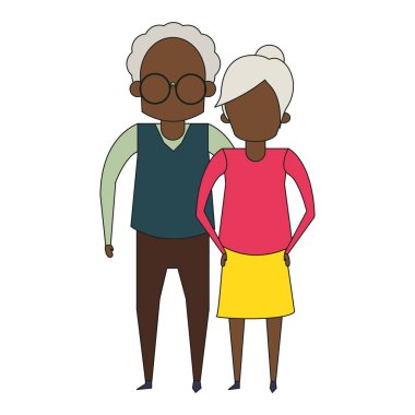 dedesi üst düzey yaşlılar karikatür yüzsüz