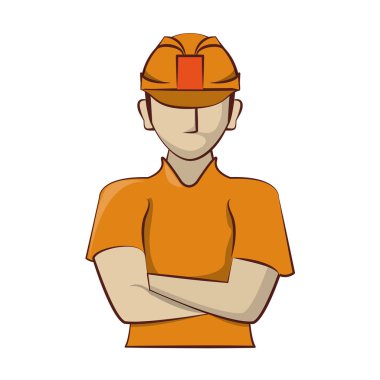 mühendislik inşaat fabrika sanayi karikatür