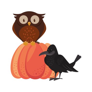 Vahşi hayvanlar ve elementler şükran günü ve sonbahar sezonu